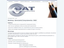 Tablet Screenshot of datconsultoria.com.br